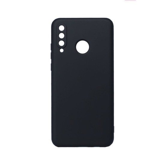 Capa de Silicone com Moldura de Câmera para Huawei P30 Lite Preto